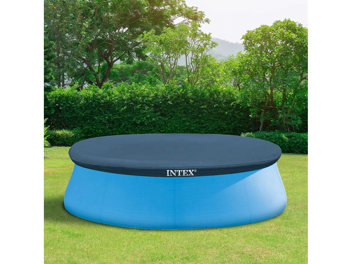 Cobertor para piscina 244 cm redondo azul oscuro easy fix Intex