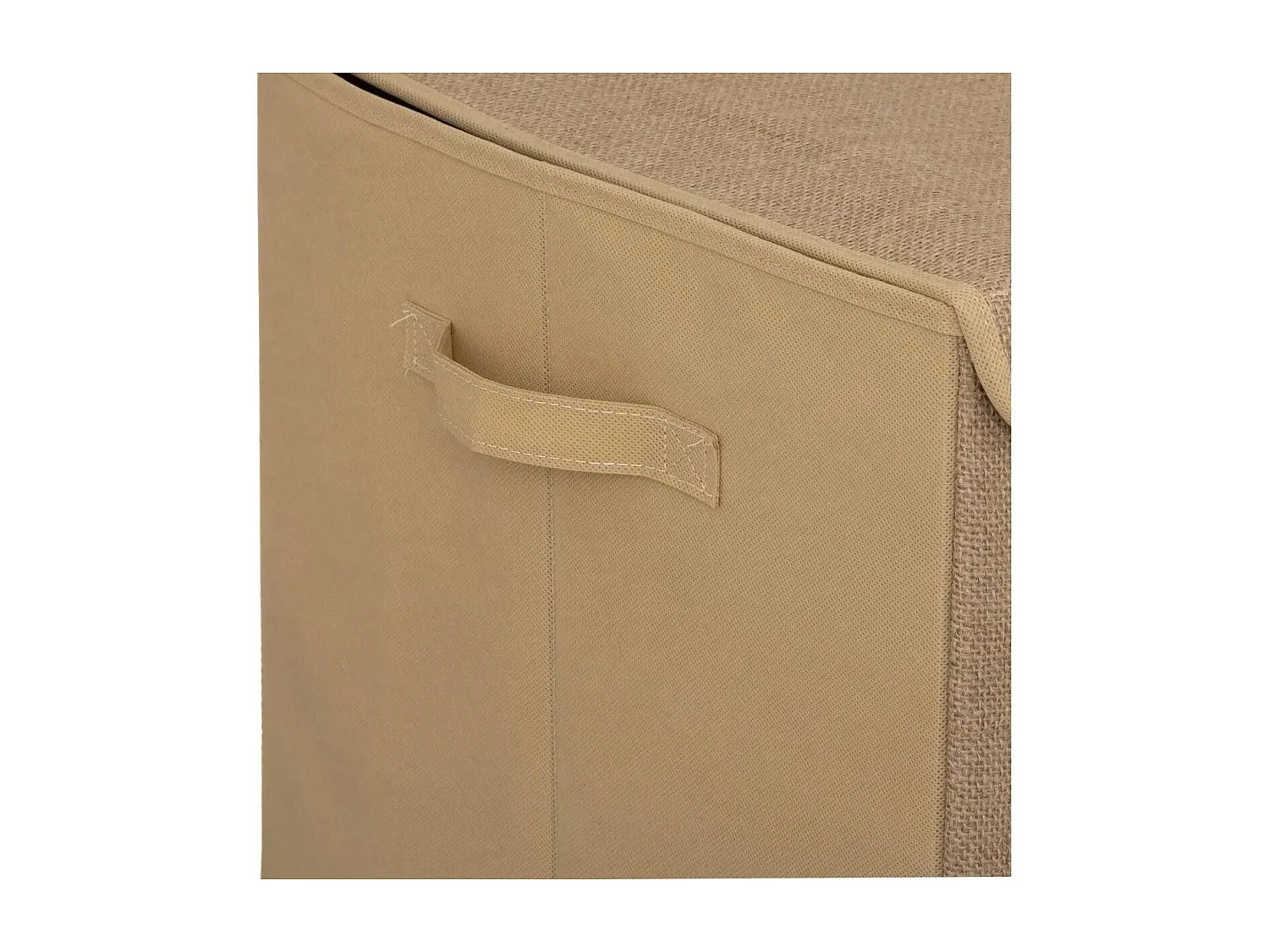 Coffre de Rangement Enfant "Pompons" 57cm Marron