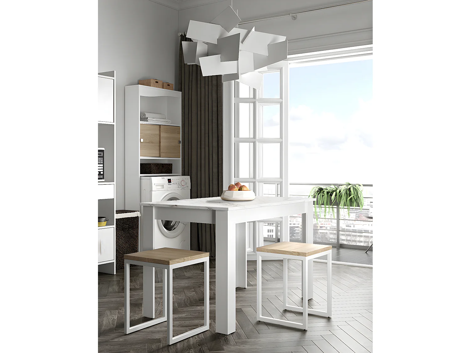 NICE White Table 110 X 70