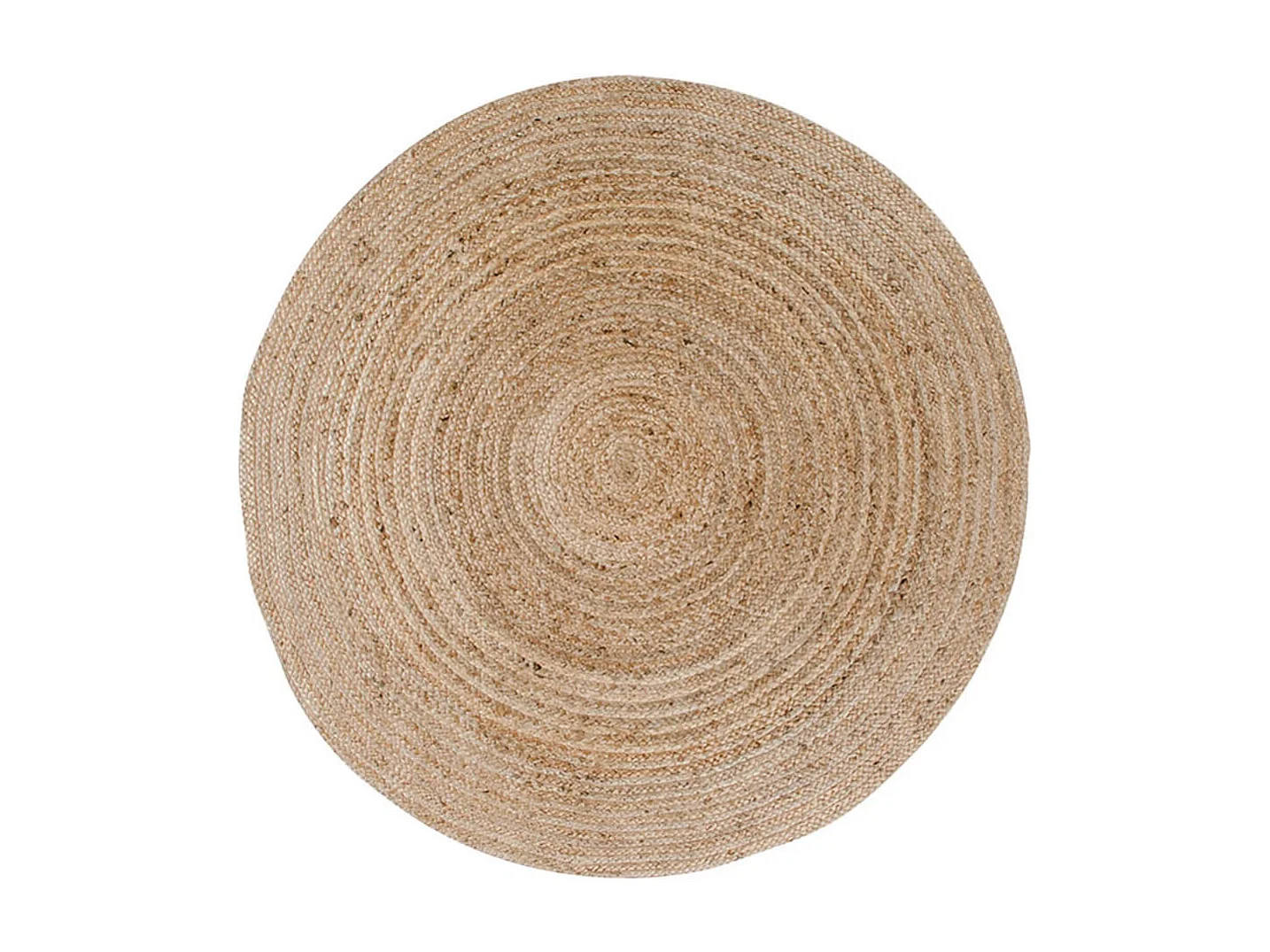 THANE - Tapis Rond Ø120cm en Fibre de Jute Naturel