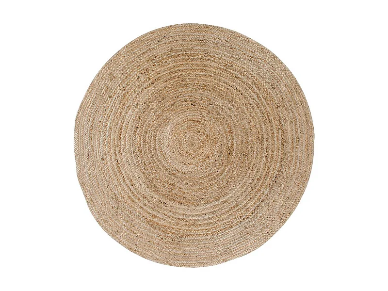 THANE - Tapis Rond Ø180cm en Fibre de Jute Naturel