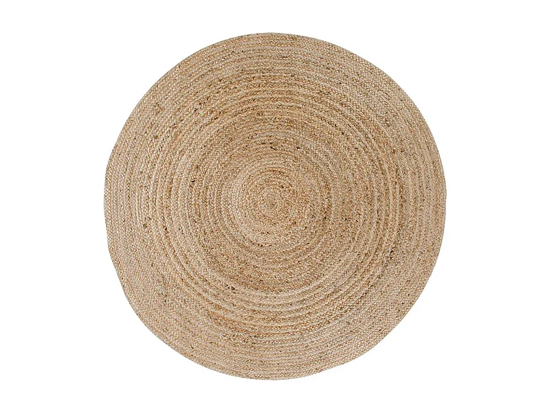 THANE - Tapis Rond Ø150cm en Fibre de Jute Naturel