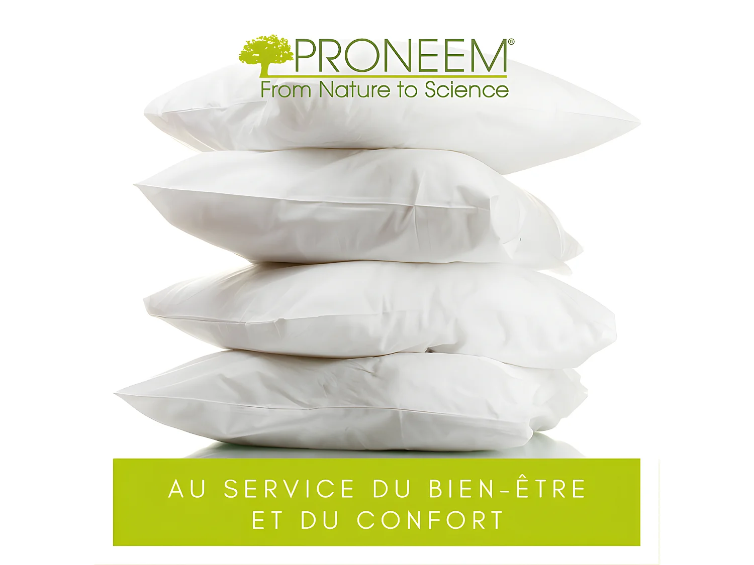 Lot de 2 oreillers moelleux antiacariens Proneem® Fibre VOLUPT'AIR® Dodo