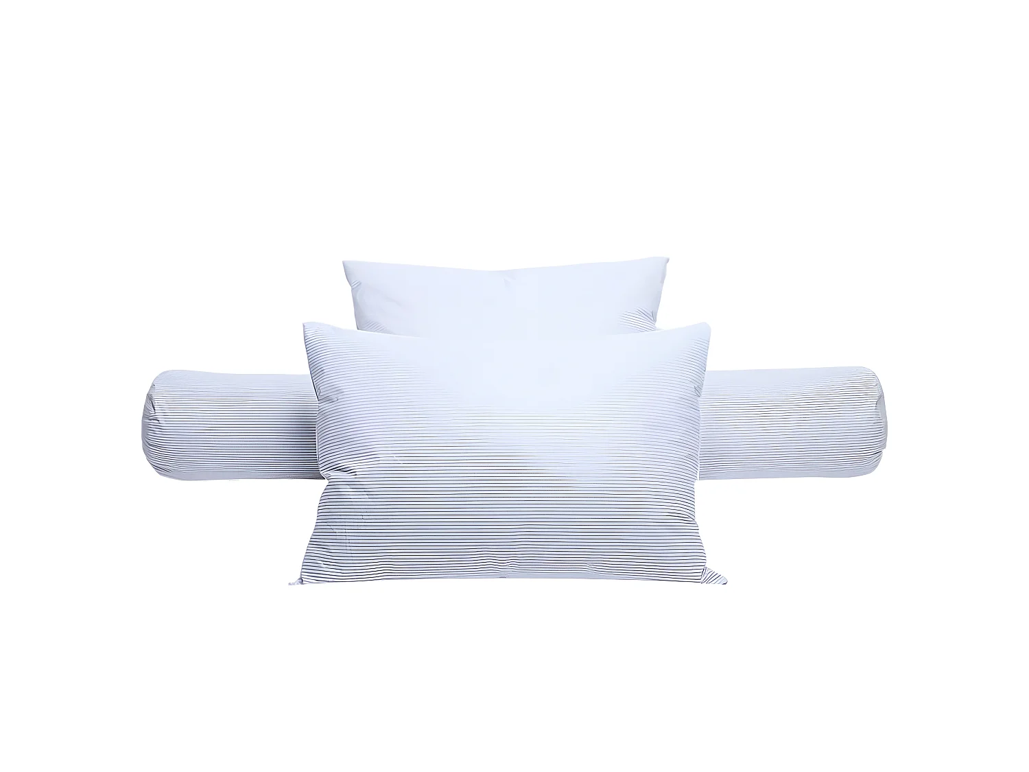 Lot de 2 oreillers plumes 65 x 65 cm "DODO"