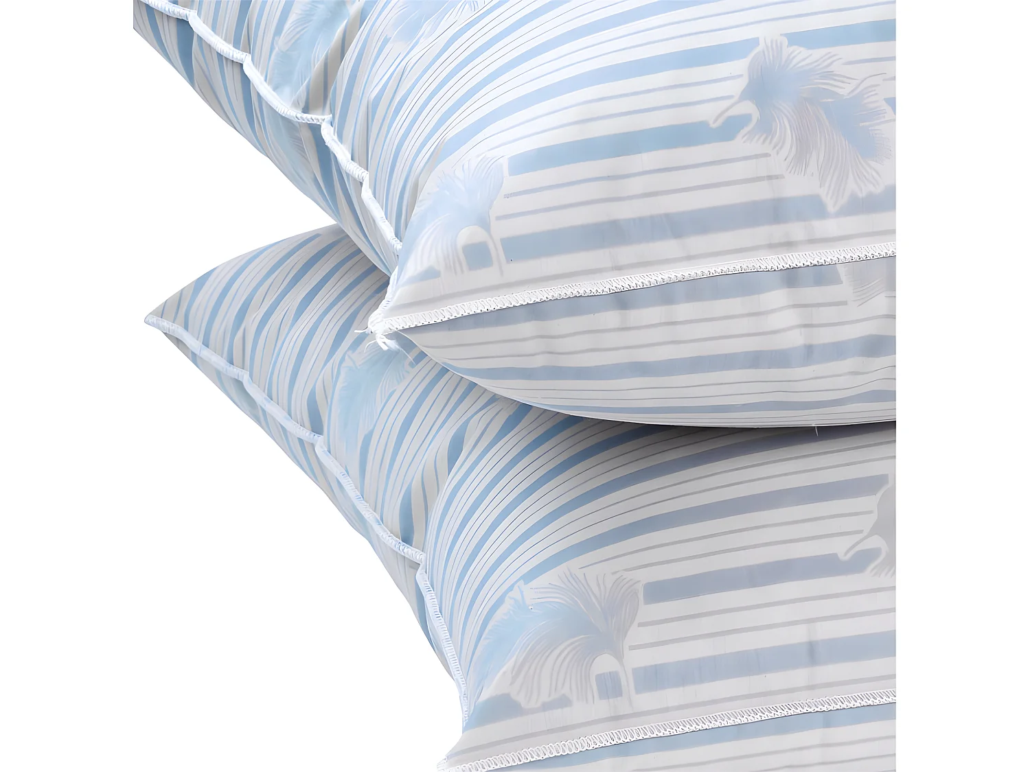 Lot De 2 Oreillers Plumes Véritables 60 X 60 "blanrêve"