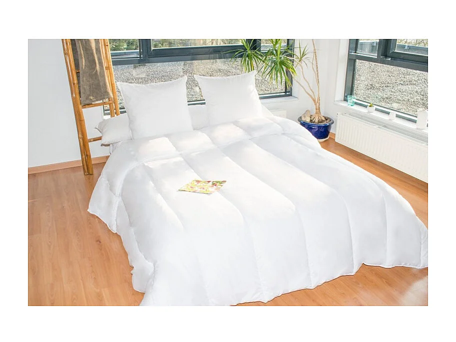 Couette protection totale anti acariens 400 gr/m² 220 x 240 cm pour lit 2 places 140 x 190 cm à 160 x 200 cm