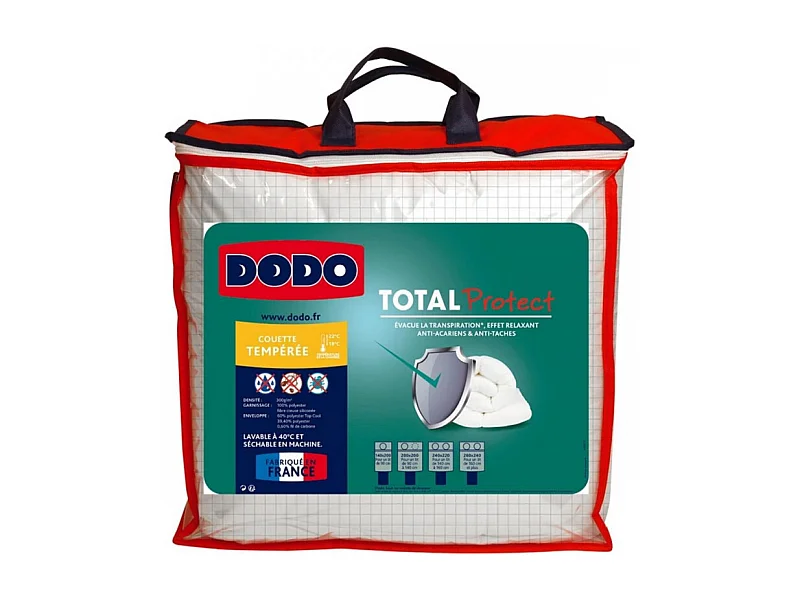 Couette Total Protect 100% Polyester Fibre VOLUPT'AIR® Dodo
