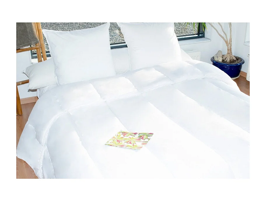 Couette protection totale anti acariens 400 gr/m² 140 x 200 cm pour lit 1 place 90 x 190 cm