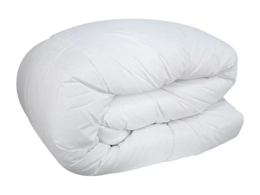 Couette toutes saisons microfibre 140 x 200 cm pour lit 1 place 90 x 190 cm