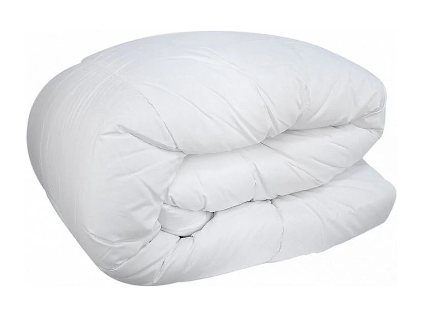 Couette toutes saisons microfibre 200 x 200 cm pour lit 90 à 120 x 190 cm