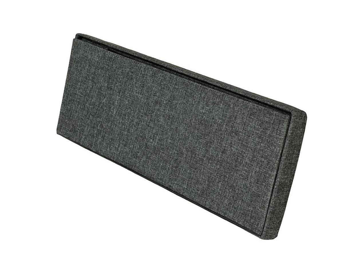 Cómoda con almacenaje plegable de tela gris oscuro 2208147