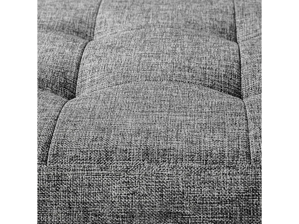 Panca portaoggetti pieghevole in tessuto grigio chiaro 2208146