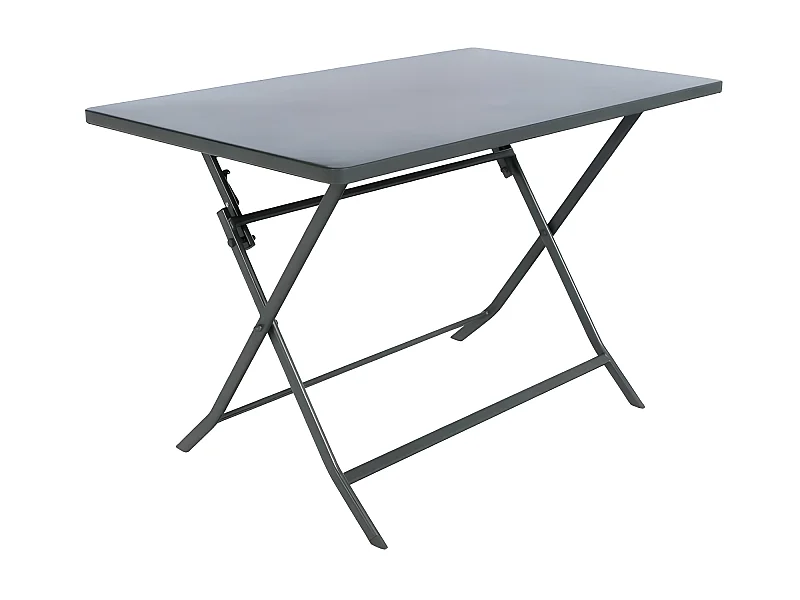 Table rectangulaire pliante Greensboro 4p graphite Hespéride