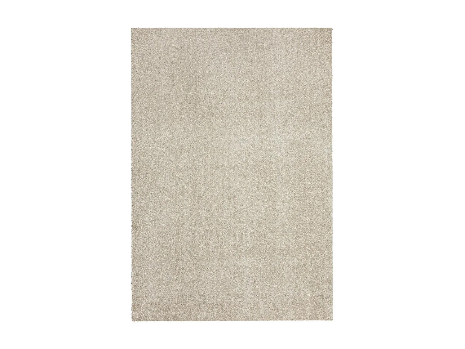 Tappeto Shaggy 120x170 rettangolo intrecciato beige tinta unita TAPITOP