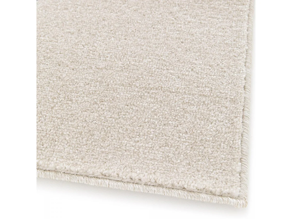tapis salon 200x290 tissé beige et jaune rectangle motif géométrique CONTELUNE
