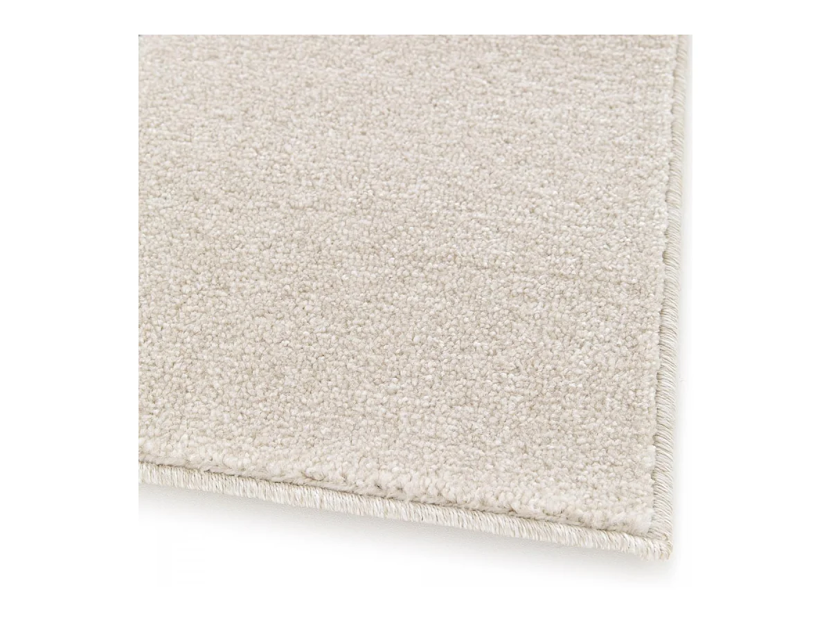 tapis salle à manger 160x230 tissé beige et jaune motif géométrique