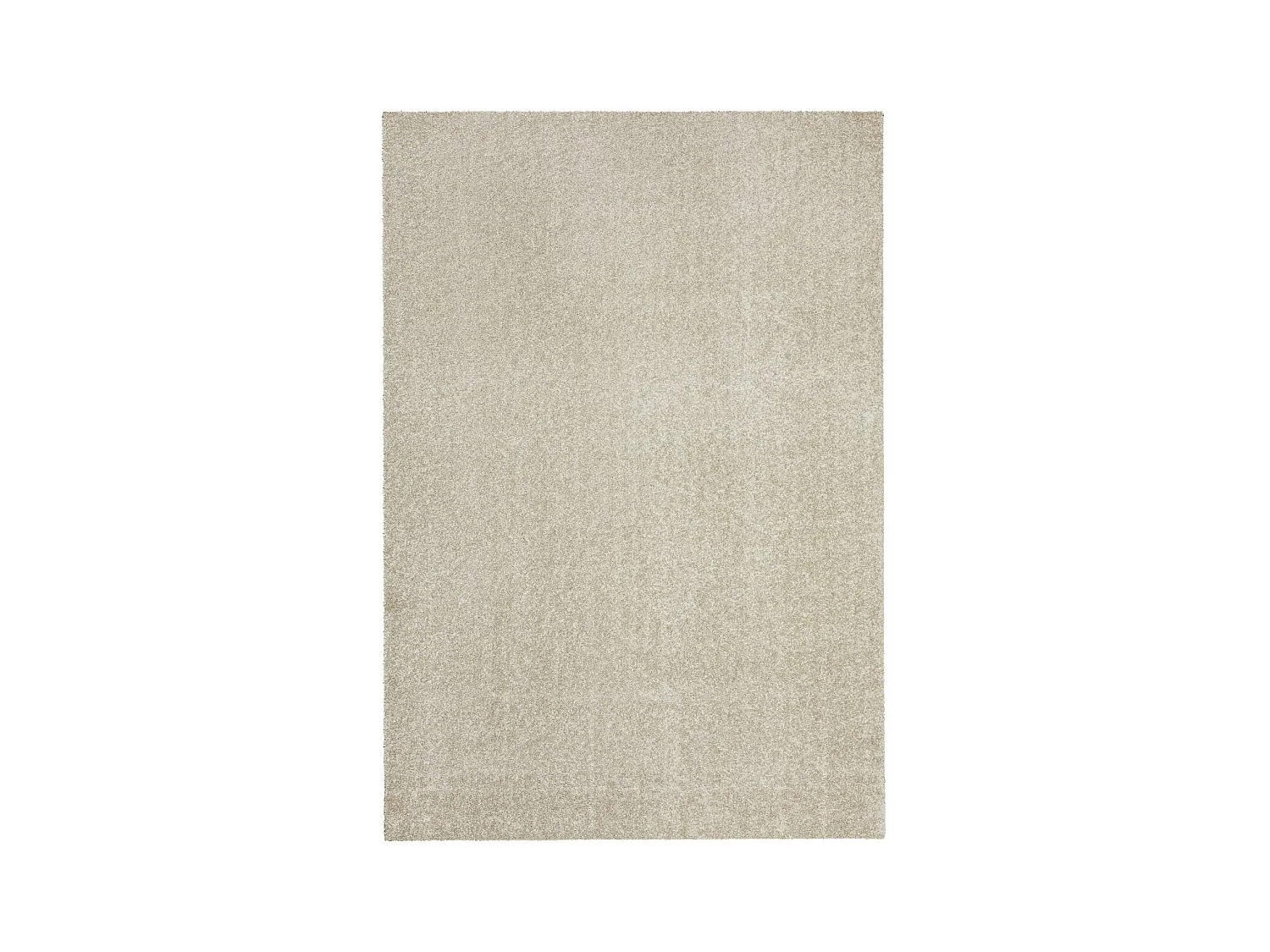 Tapis shaggy 160x230 rectangle tissé beige motif uni TAPITOP