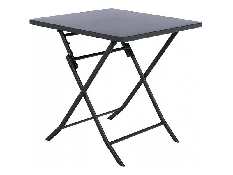 Table carrée pliante Greensboro 2p graphite Hespéride