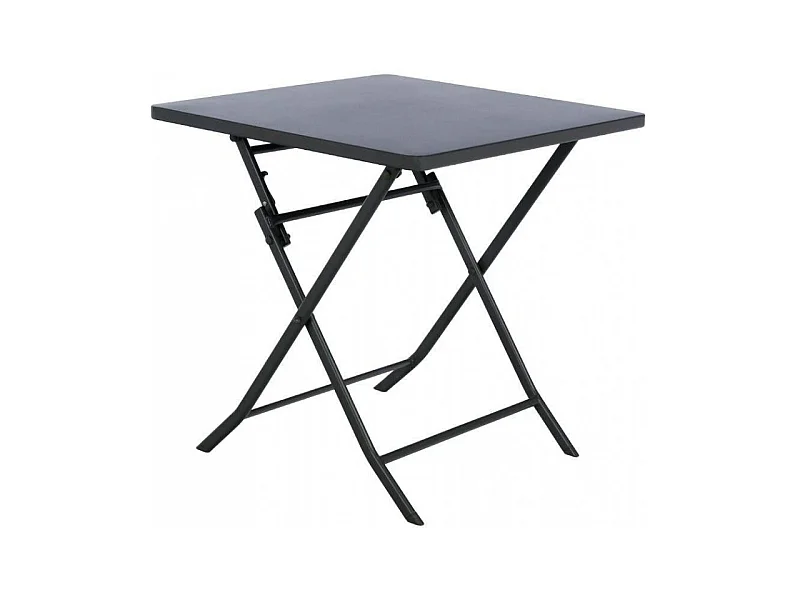 Table carrée pliante Greensboro 2p graphite Hespéride