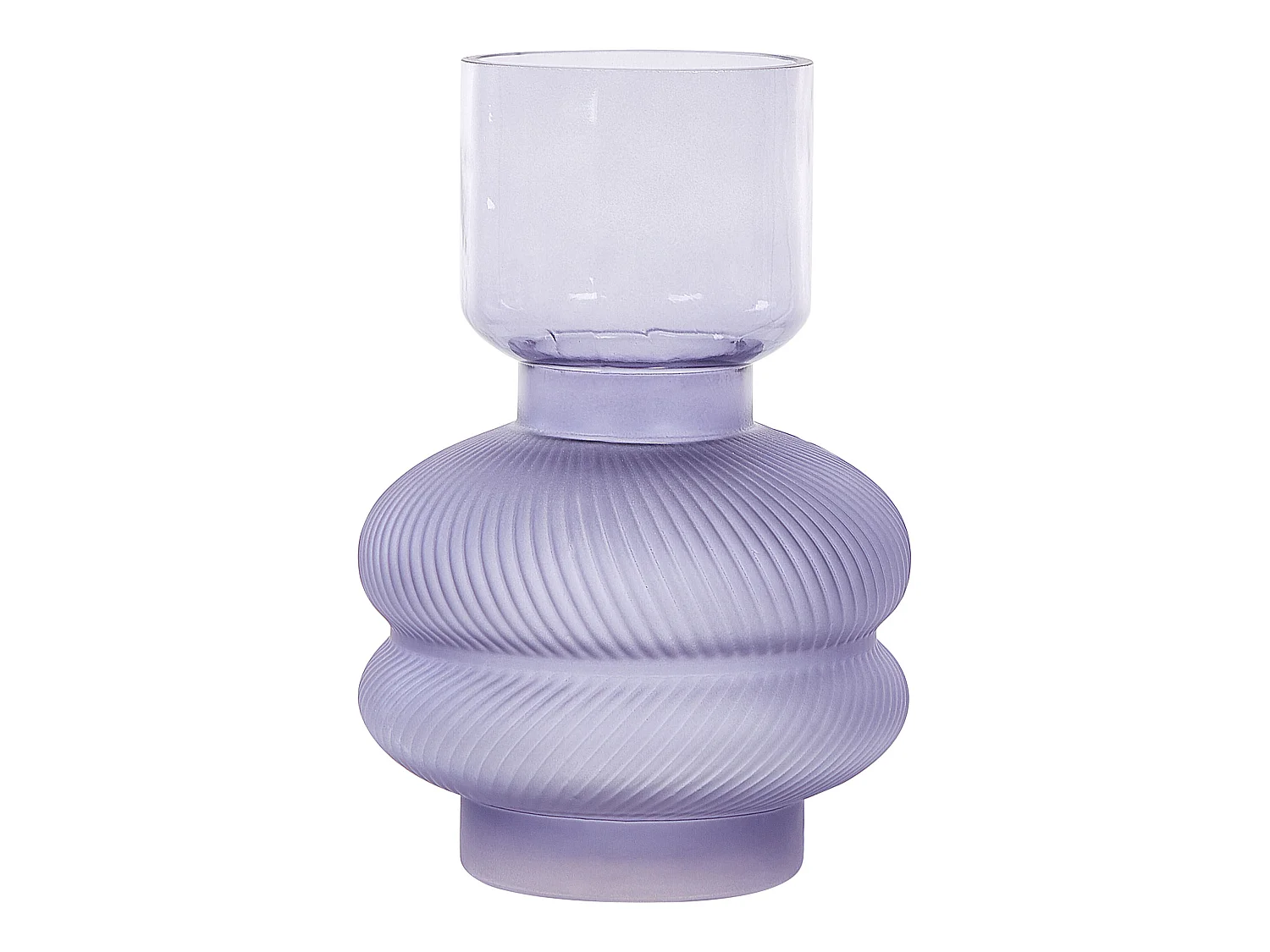 Blumenvase RODIA Glas 24 cm Violett