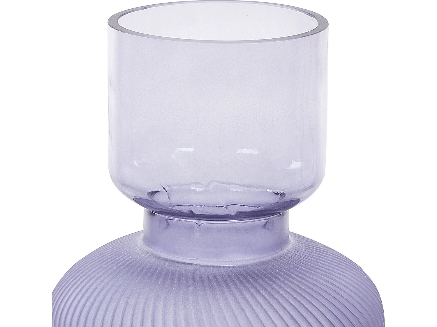 Blumenvase RODIA Glas 24 cm Violett