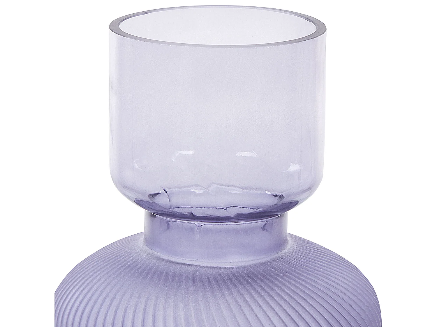 Blumenvase RODIA Glas 24 cm Violett