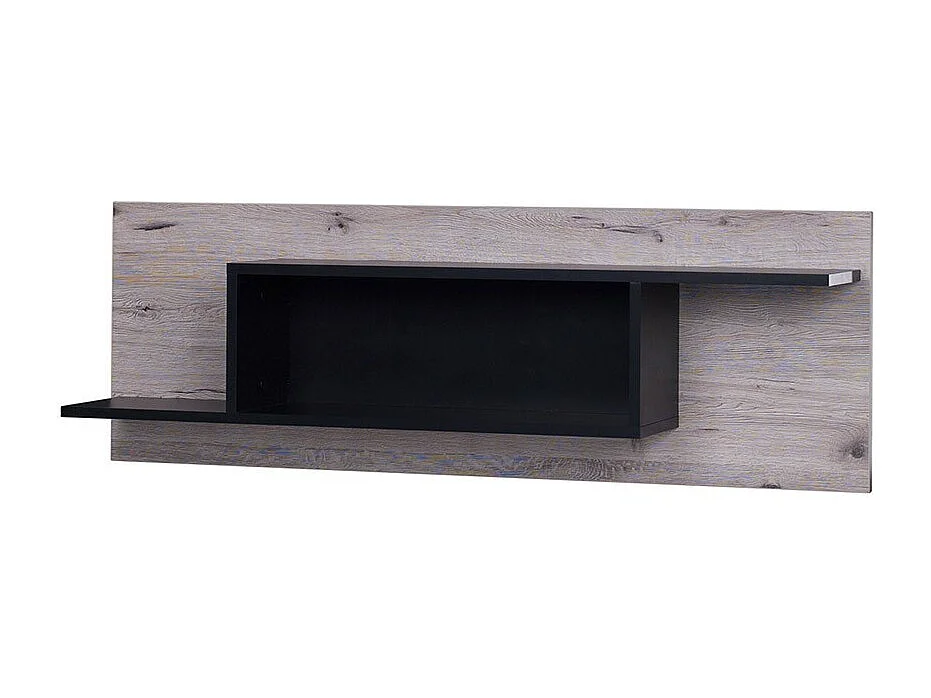 Boekenkast MALAGA - Kleur Wellington eiken - 120 x 20 x 40 cm