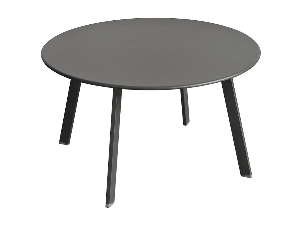 Table basse Saona graphite D 70 cm Hespéride