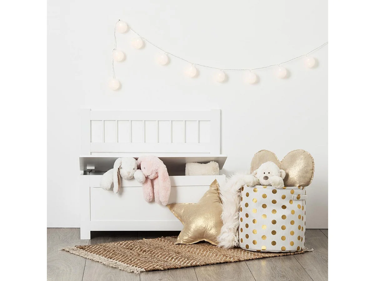 Banco baúl para niños 74.5 x 34 x 64 cm