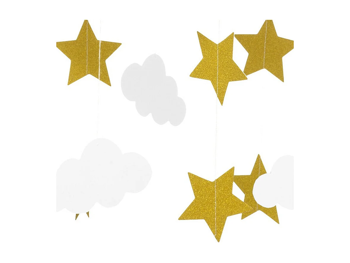 Lampe Suspension Enfant "Sibad" 30cm Blanc