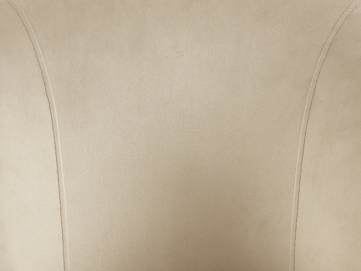 Barhocker 2er-Set - Samt & Schwarzes Metall - Beige - POLPONA