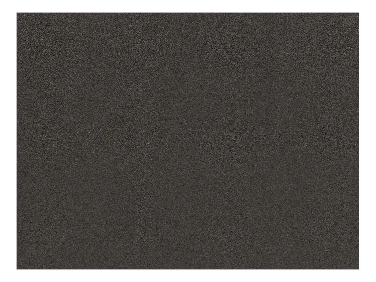 Sofá rinconero de piel MISHIMA - Marrón - Ángulo derecho