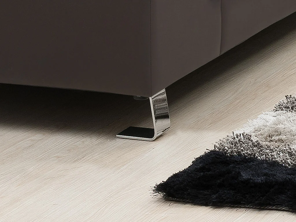 Hjørnesofa venstre i brunt skinn MISHIMA