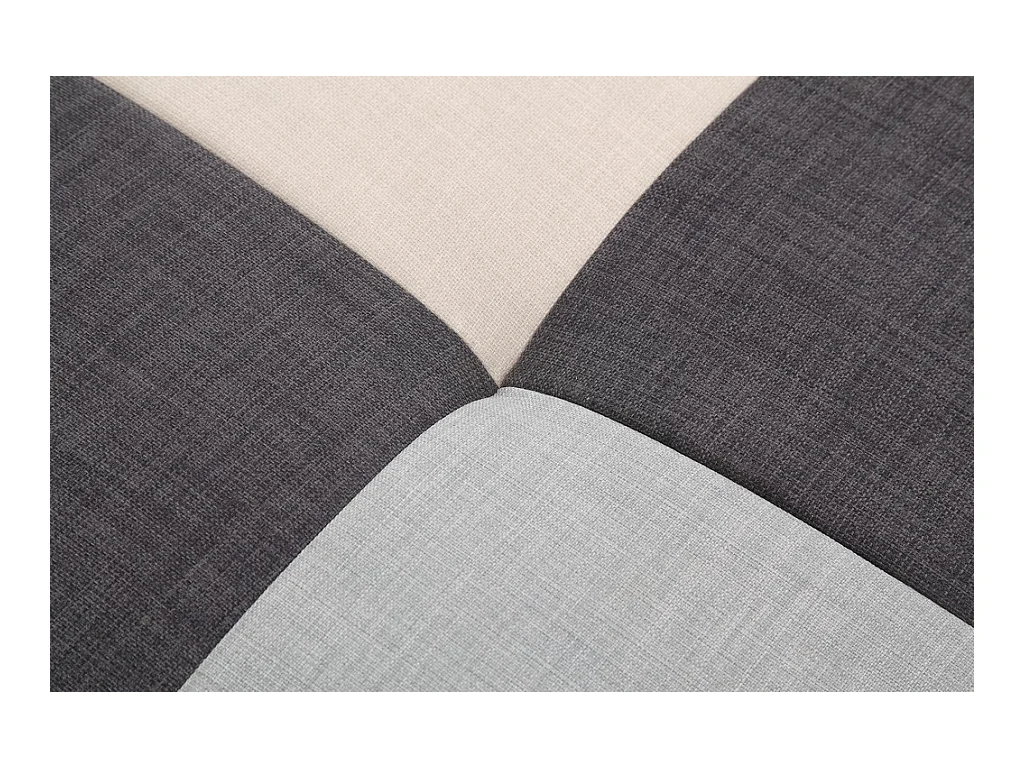 Divano letto angolare in tessuto Grigio - Angolo a sinistra - ROMANE