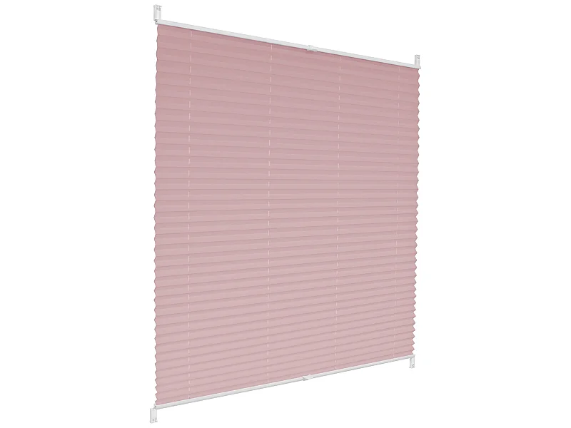 Estor plisado rosa, 55x200 cm, incl. material de fijación ECD Germany