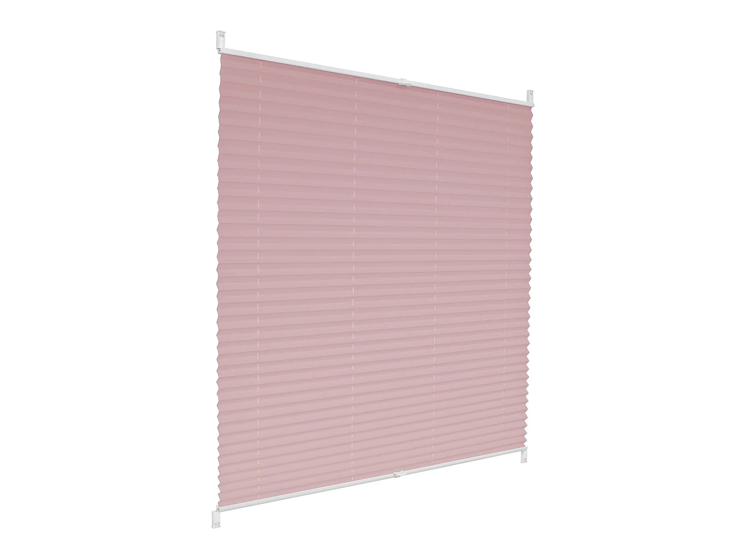 Store plissé rose 55x200 cm matériel de fixation inclus ECD Germany