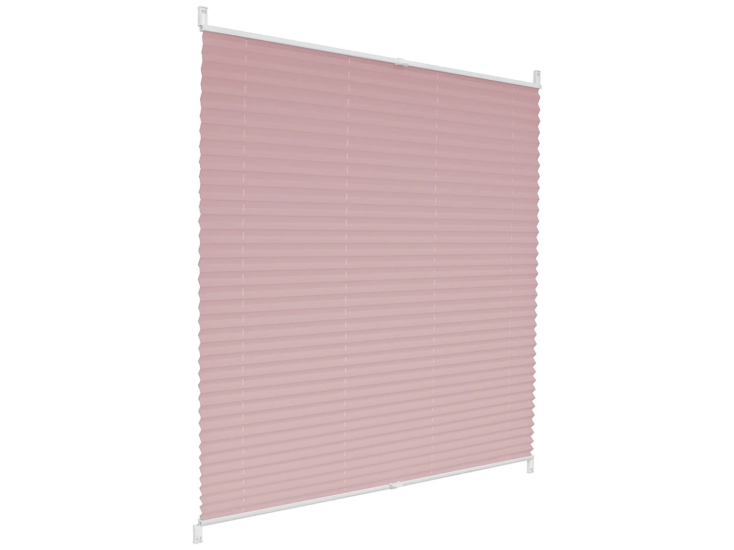 Store plissé rose, 100x200 cm, matériel de fixation inclus ECD Germany