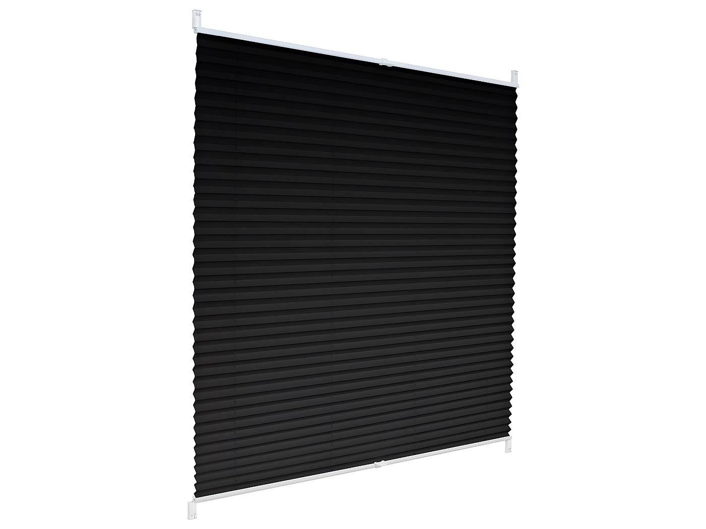 Tenda Plissettata Nero Autoadesiva - 30x180 Cm, Senza Foratura, Per Finestre - Foto 11