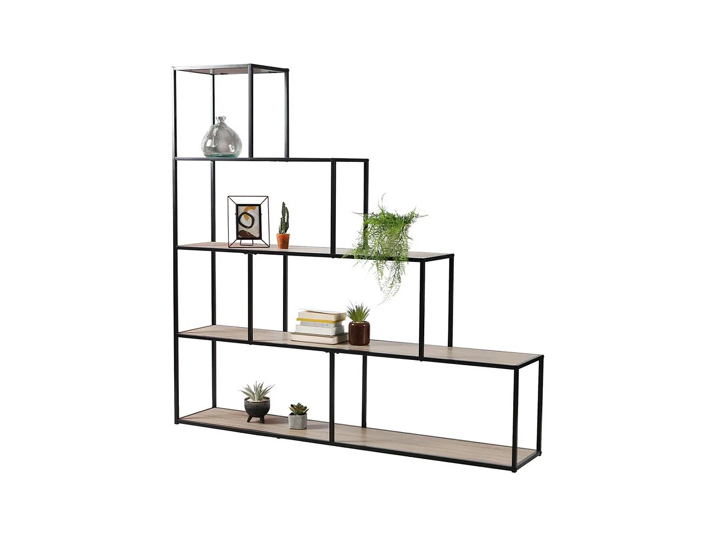 Bücherregal im Treppen-Design - L160 x H157 cm - Colorado