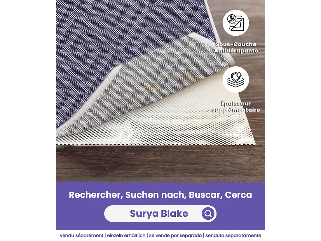 Alfombra Escandinava Moderna - Blanco/Gris - 160x220cm - FELICIA