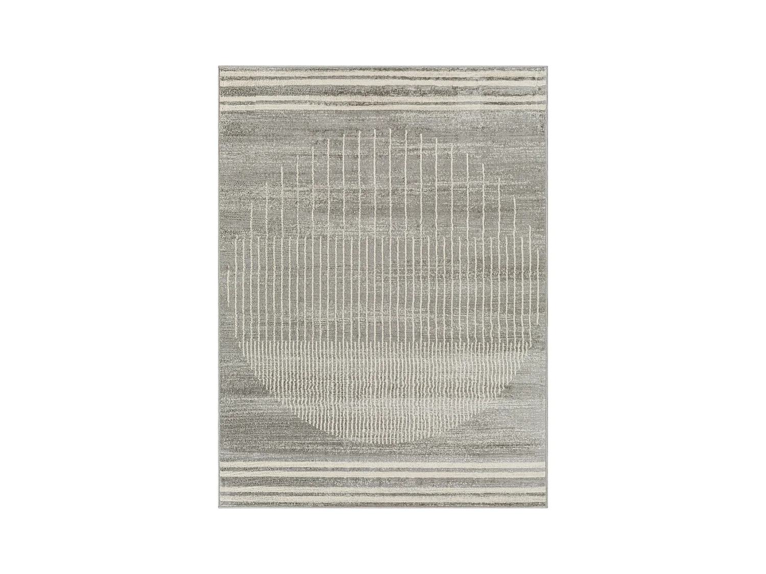Modern Scandinavisch Tapijt - Grijs/Beige - 160x215cm - ENSO