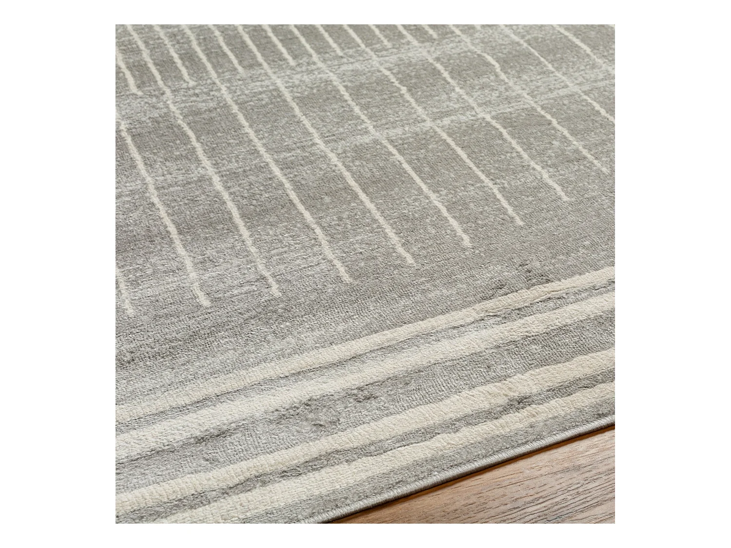 Modern Scandinavisch Tapijt - Grijs/Beige - 160x215cm - ENSO