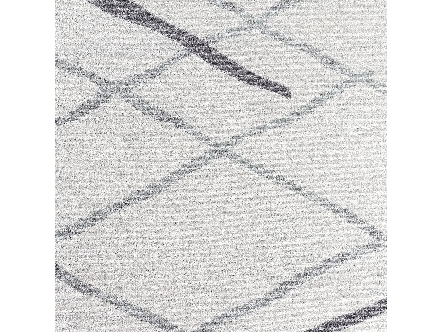 Modern Scandinavisch Tapijt - Wit/Grijs - 120x170cm - FELICIA