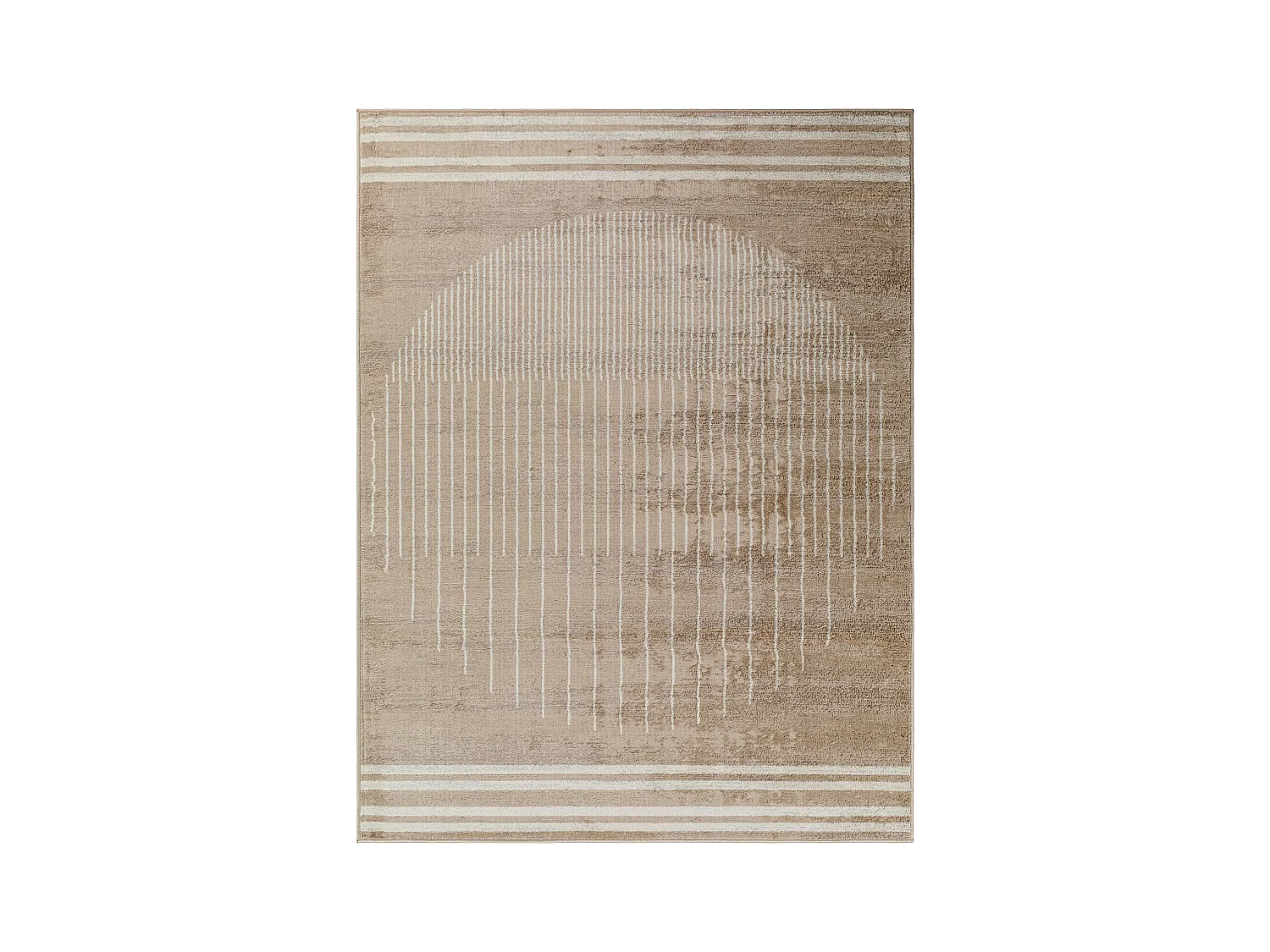 Modern Scandinavisch Tapijt - Bruin/Beige - 160x215cm - ENSO