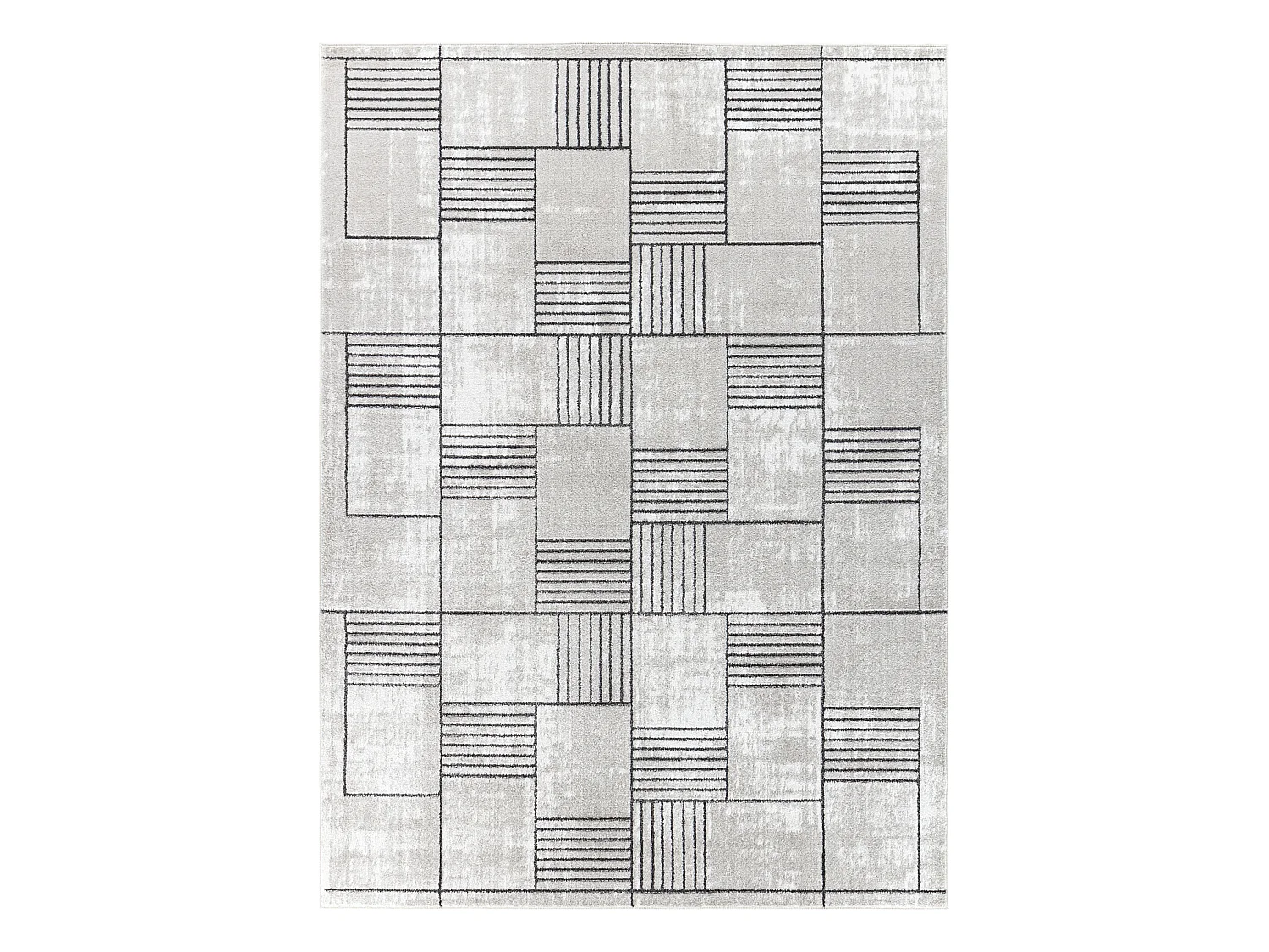 Tapis Scandinave Moderne - Gris - 200x275cm - IVY