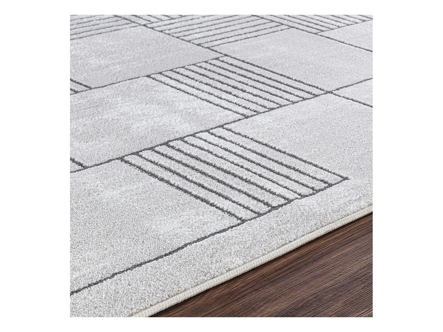 Modern Scandinavisch Tapijt - Grijs - 200x275cm - IVY