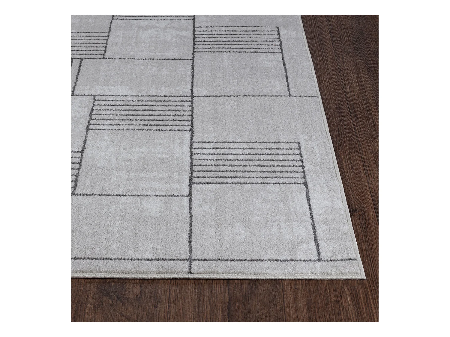 Modern Scandinavisch Tapijt - Grijs - 200x275cm - IVY