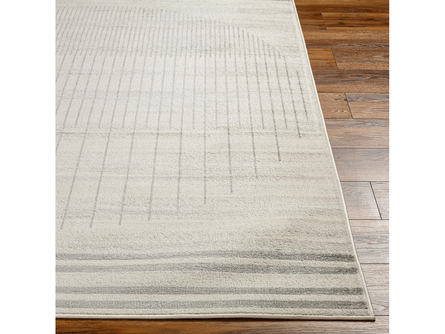 Modern Scandinavisch Tapijt - Ivoor/Grijs - 160x215cm - ENSO