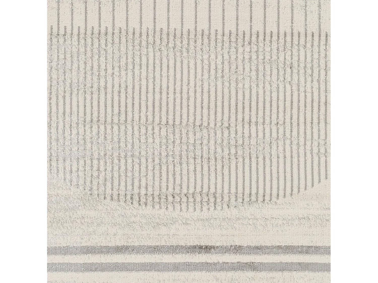 Modern Scandinavisch Tapijt - Ivoor/Grijs - 160x215cm - ENSO