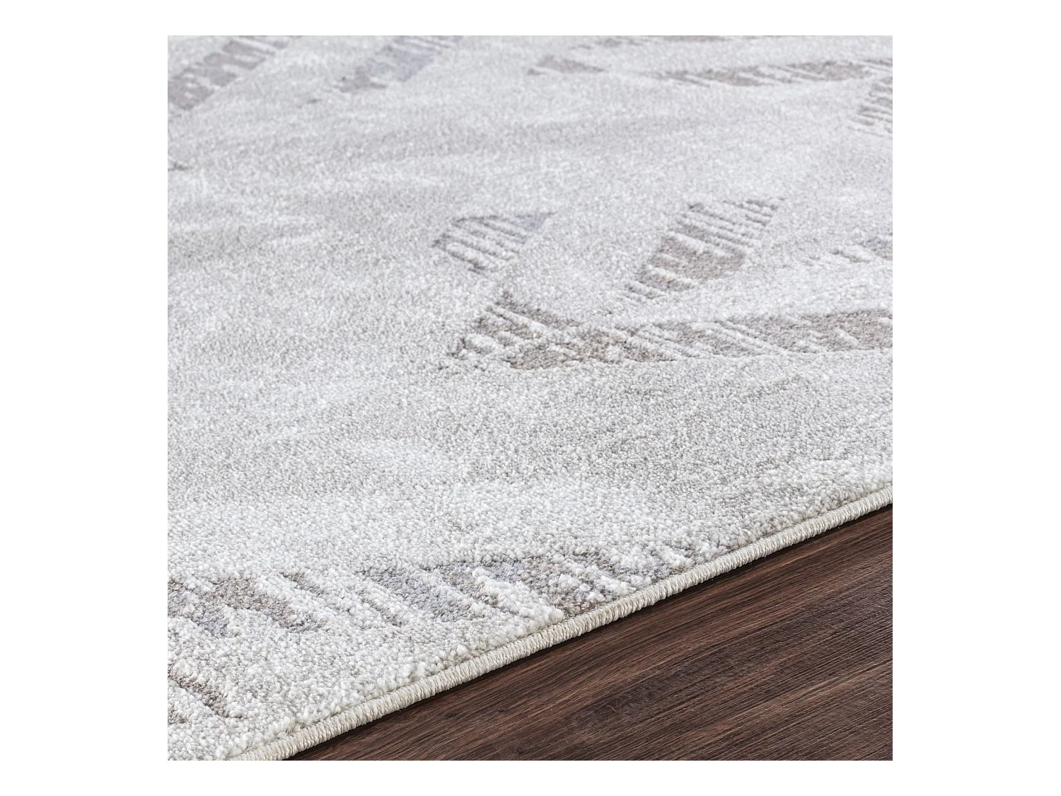 Tapis Scandinave Moderne - Blanc/Gris - 120x170cm - DIANA